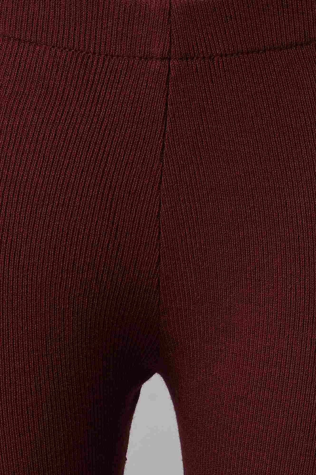 Red Winter Knitted Tights - Image 5