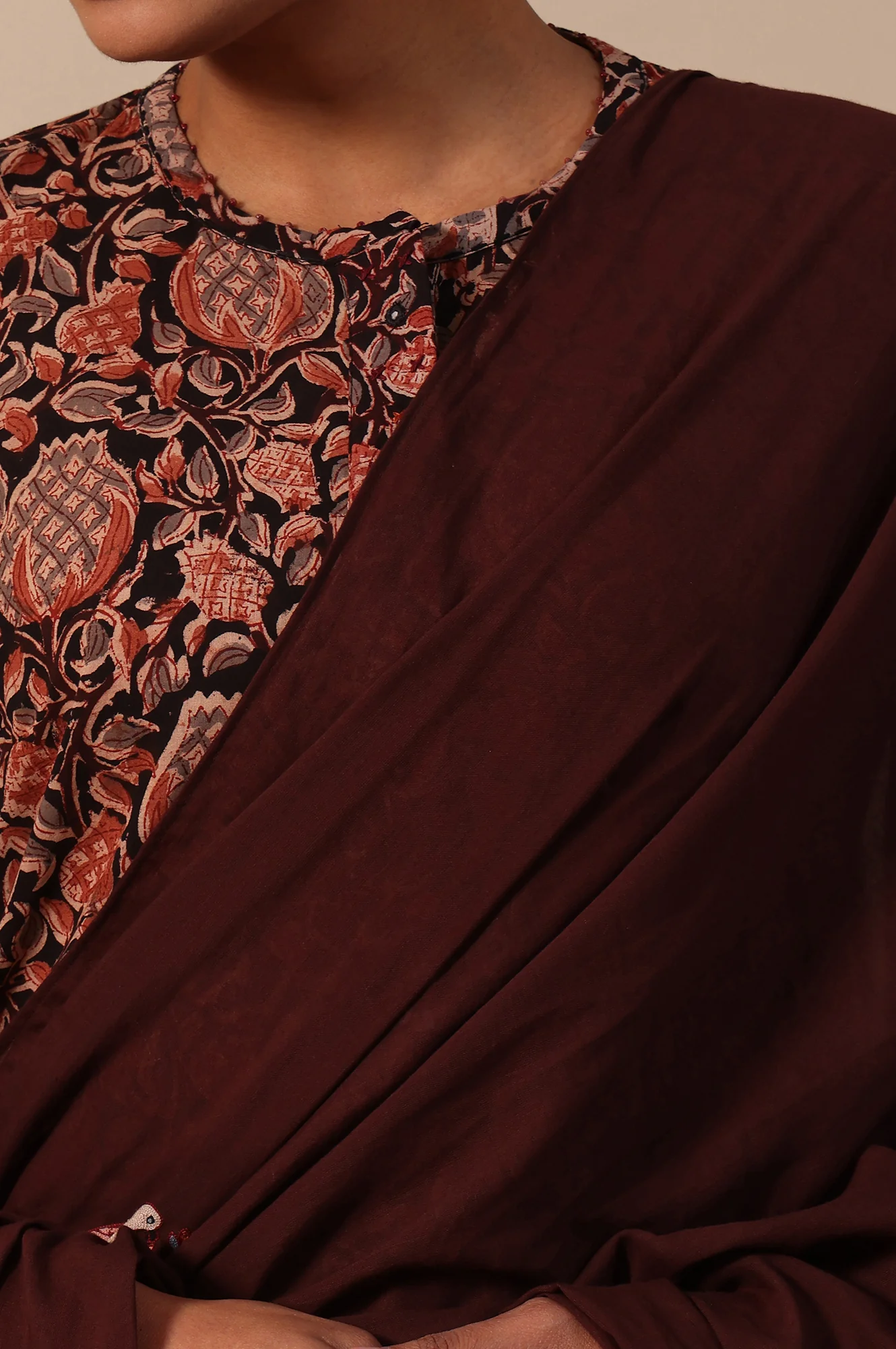 Solid  Pure Cotton Dupatta - Image 5