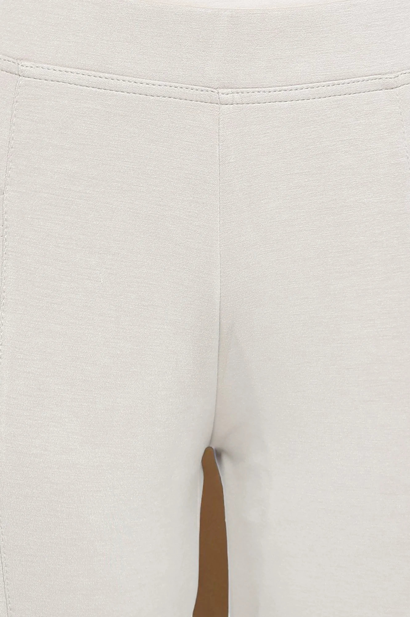Elleven Women's Tan Solid Mid Rise Tights in Calf Length - Image 2