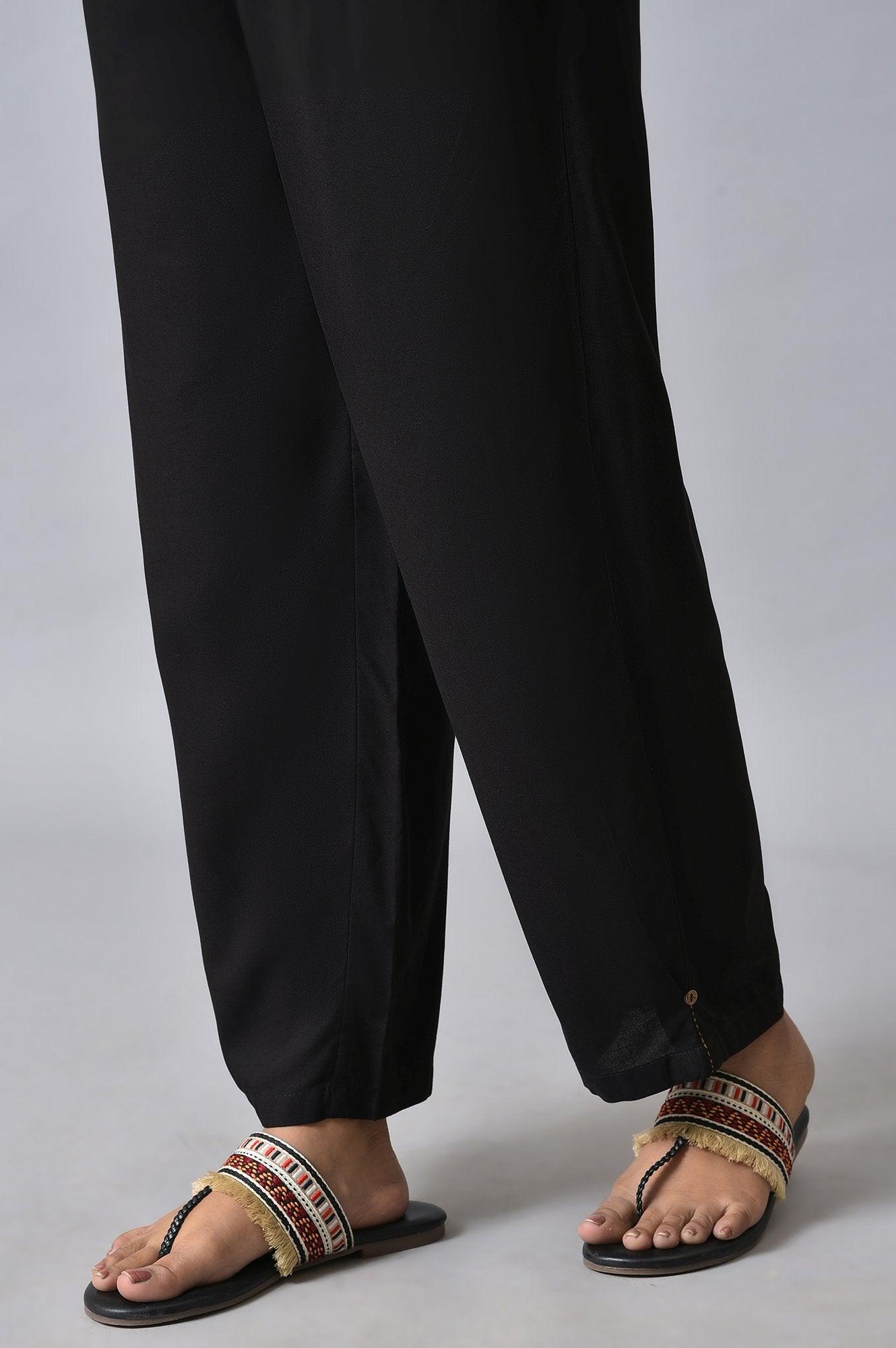 Teal Embroidered Plus Size Round Neck kurta - Image 8