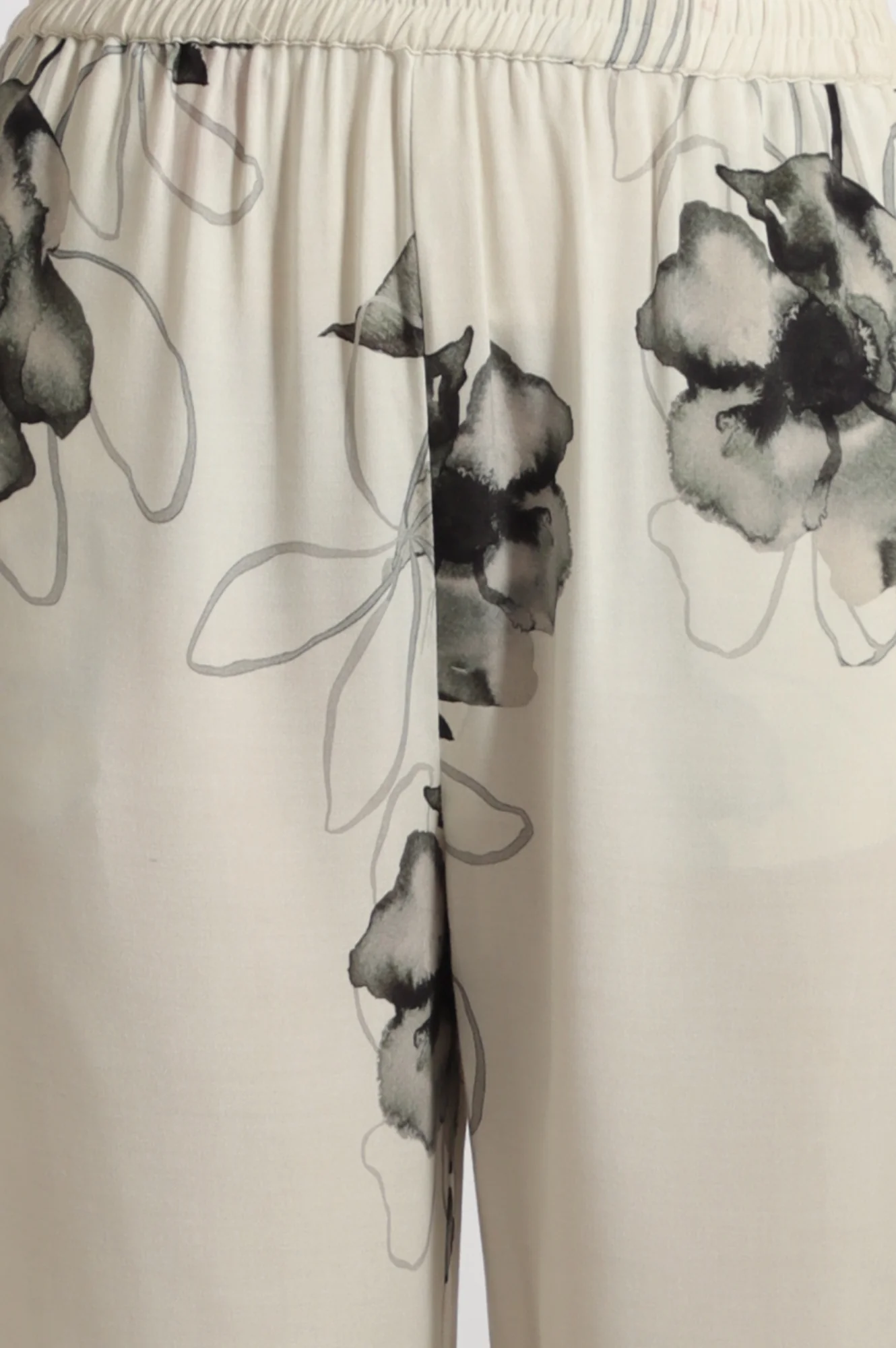 White and Black Embroidered Striped Cotton Crepe Kurta and Straight Pants and Dupatta Set - Image 8