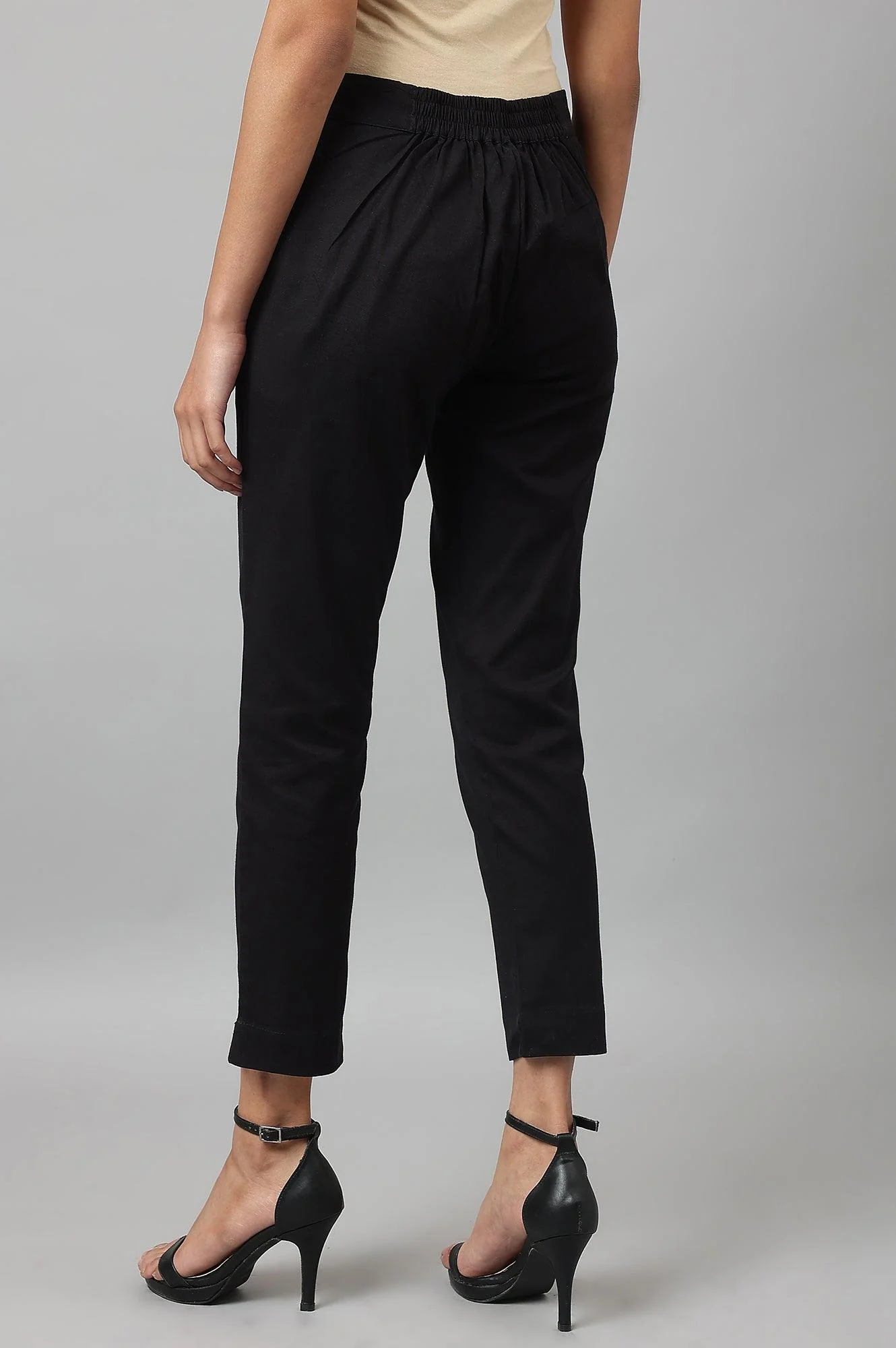 Women'S Black Slim Pants - Image 3