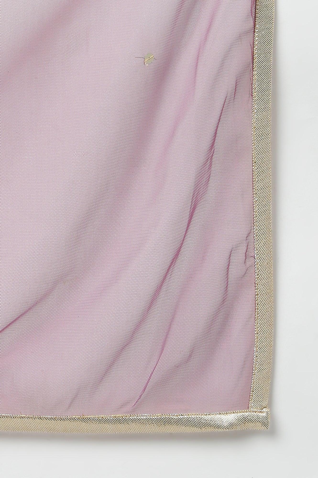 Yellow Dori Embroidered kurta With Ecru Sharara And Dupatta Set - Image 3