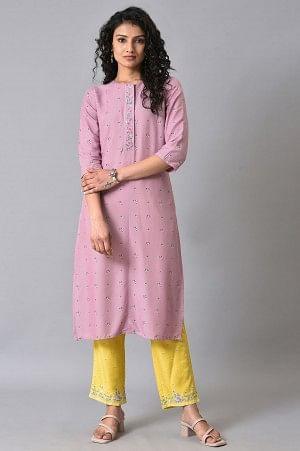 Yellow Plus Size Slim Pants - Image 5