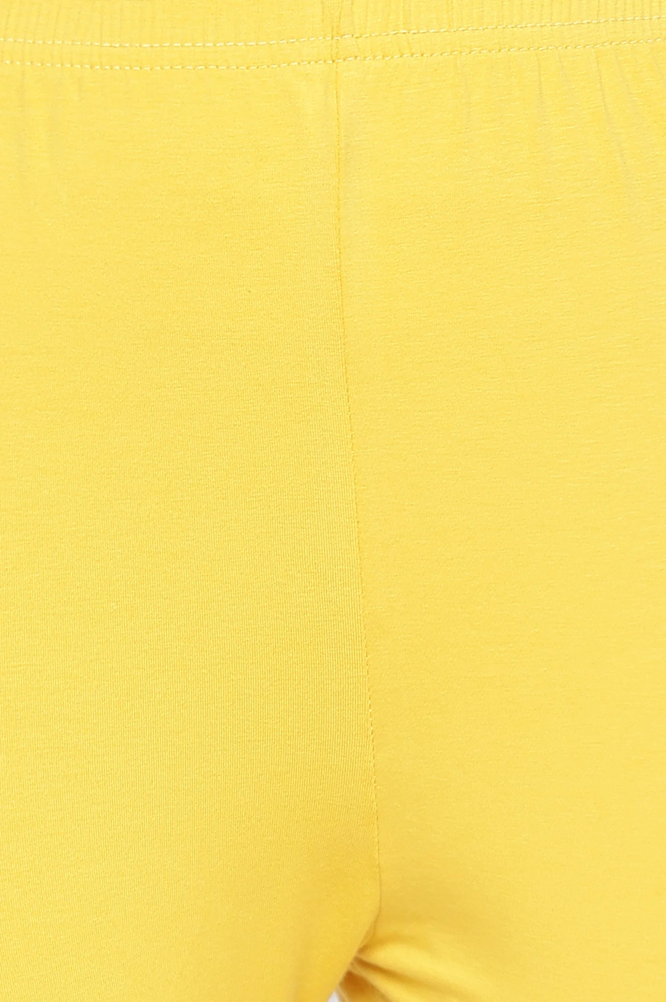 Elleven Women's Yellow Solid Cotton Blend Tights in Ankle Length - Image 2