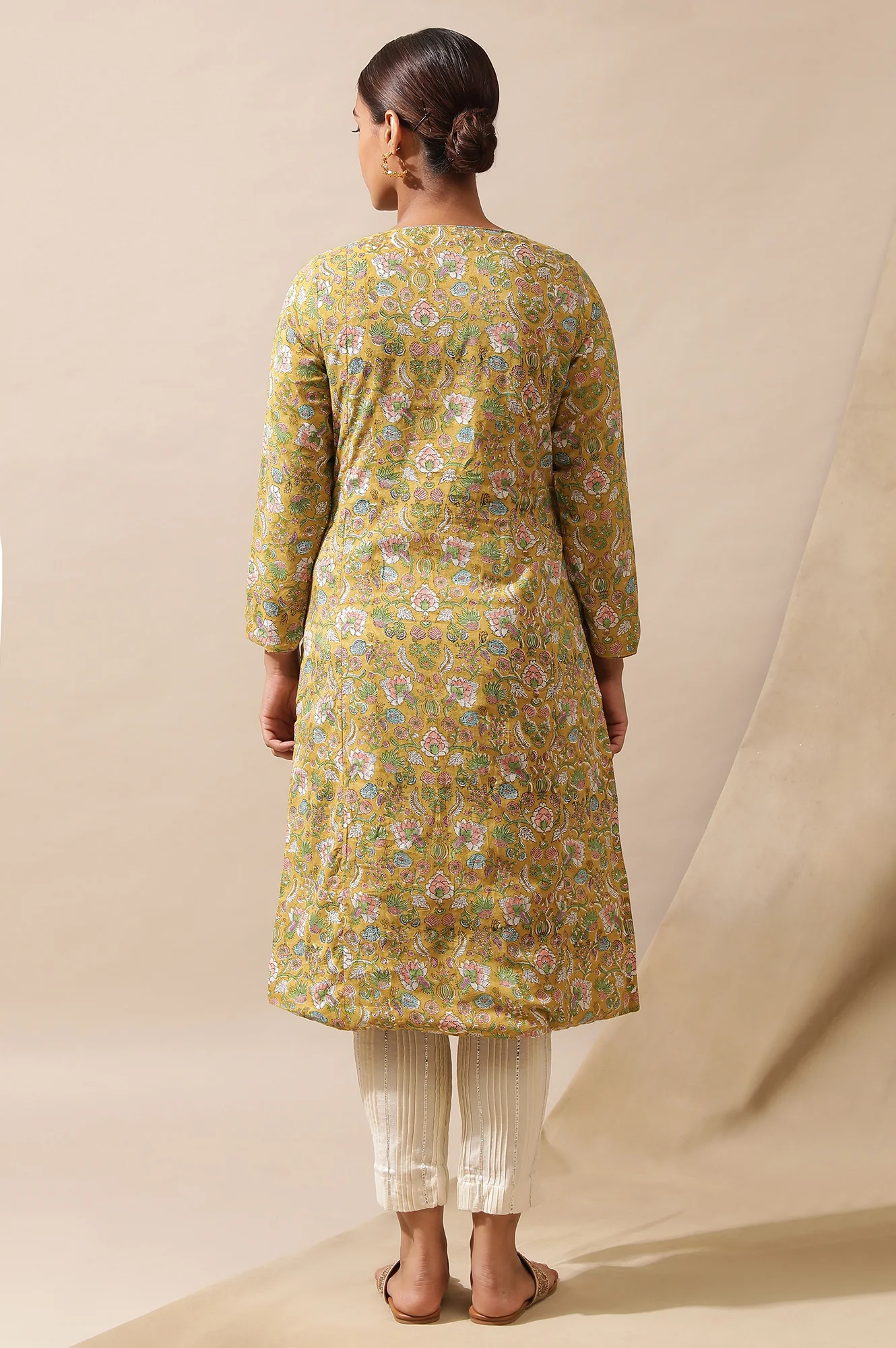 Yellow Woollen Reversible Jacket - Image 3